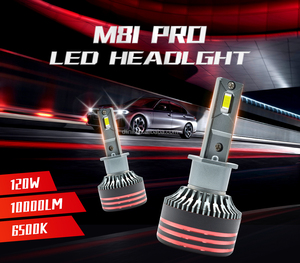M8pro H1 công suất cao Mini <span class=keywords><strong>Led</strong></span> Đèn Pha Bóng đèn 12V 130W 13000lm thiết kế mới cắm chơi tự động hệ thống chiếu sáng 6500K nhôm - Product Image 6