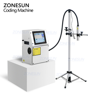 ZONESUN vetro metallo acciaio plastica PVC cartone lotto numero Logo marchio può data codifica stampante a getto d'inchiostro codice digitale macchina da stampa - Product Image 6