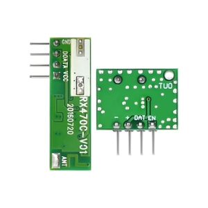 Ricevitore RF supereterodina 433 Mhz e modulo trasmettitore 433 Mhz telecomandi modulo Wireless kit fai da te - Product Image 5