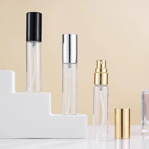 2ml 3ml 5ml 8ml 10ml 15mlカスタム小さな詰め替え可能なラウンド空の高級ガラスボトル香水オイルスプレーサンプル - Product Image 3