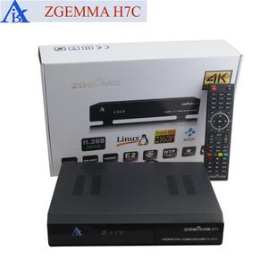 Decodificador de TV 4K satélite + caja de TV doble terrestre/por cable DVB s2x/S2 + doble DVB T2/c zgemma h7c compatible con CI Plus y CA - Product Image 4
