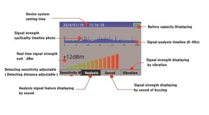 Buscador de señal RF DS828 profesional + detector de etiquetas GPS escáner rastreador de etiquetas de señal