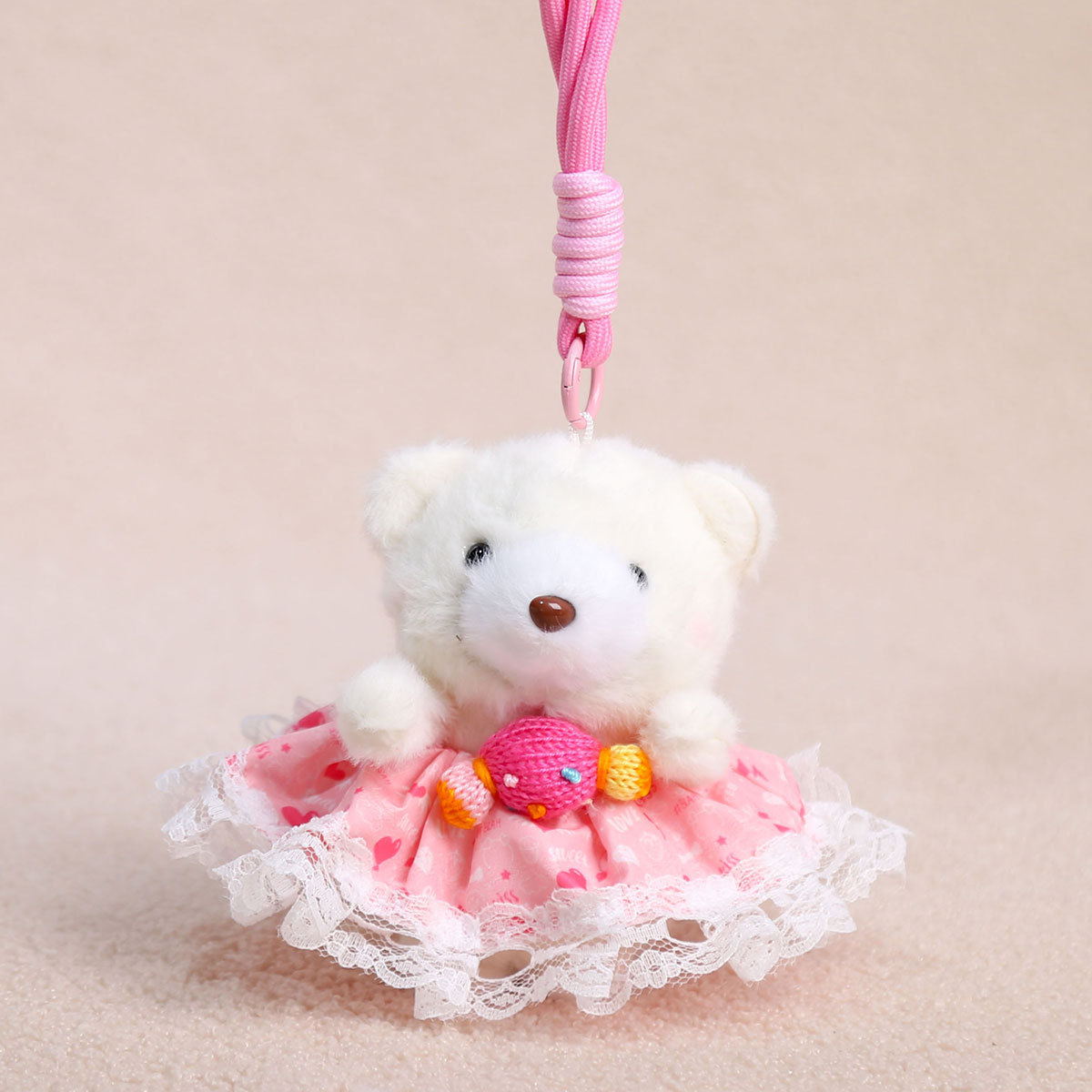 Flower skirt candy bear pink-14cm 52g