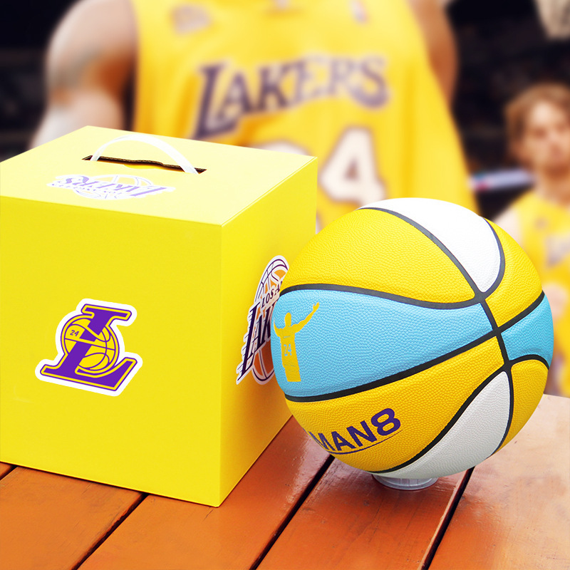 Coffret cadeau Kobe jaune-bleu clair-jaune