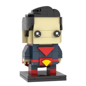 Moc7572 Clark Kent 188PCS vuông đầu gạch siêu anh hùng nhân vật hạt lắp ráp DIY xây dựng mô hình khối trẻ em Quà Tặng đồ chơi - Product Image 4