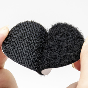 Round <strong>Double</strong> <strong>Side</strong> Back Adhesive <strong>Hook</strong> and <strong>Loop</strong> Dots Tape Reusable Velcro <strong>Strap</strong> for Sofa and Carpet Fixing - Product Image 2