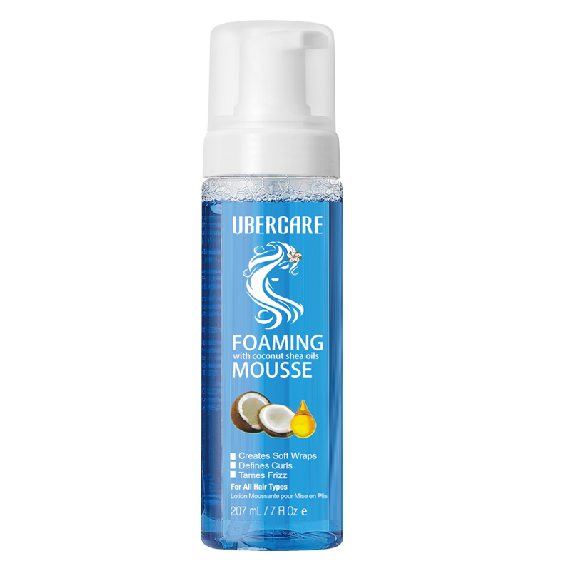 Mousse de cheveux de noix de coco