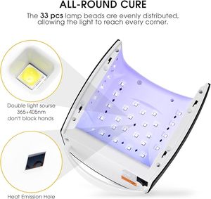 Lampada ricaricabile a LED UV per unghie 48W Cordless per unghie LED Gel smalto luce con Display LCD, sensore automatico e 5 impostazioni del Timer - Product Image 3