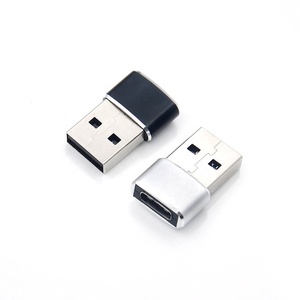 C型适配器C型USB C母头至USB2.0 USB 2.0 A公OTG转换器适配器