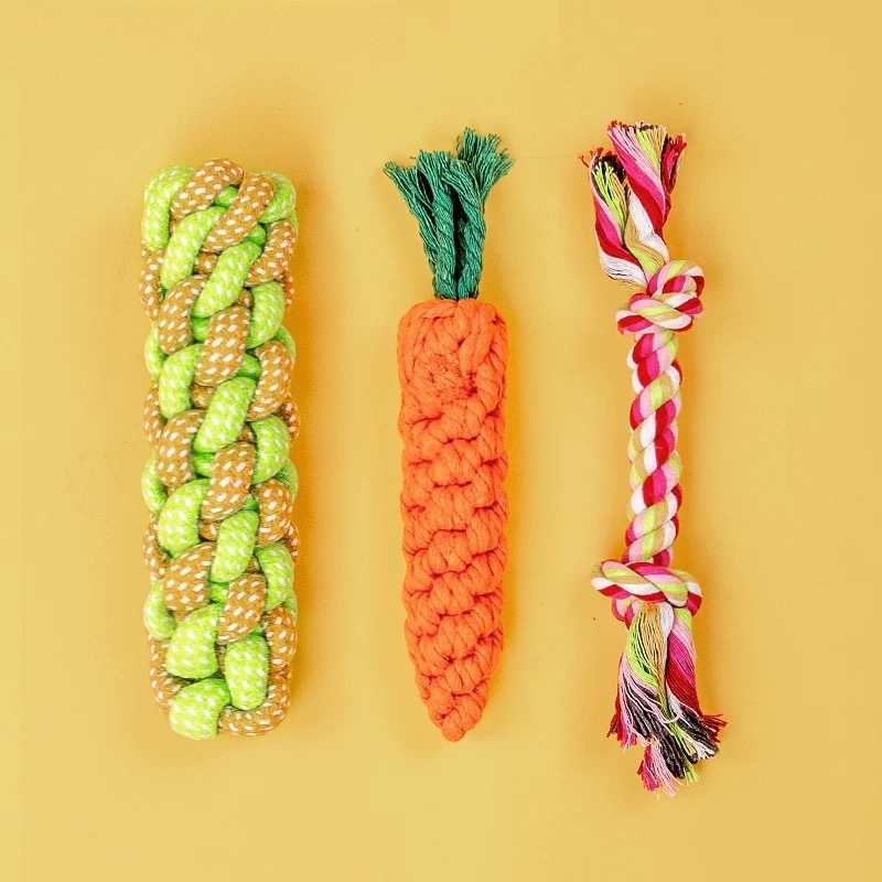 QW1148 Corn Cob and Carrot Double Knot Rope