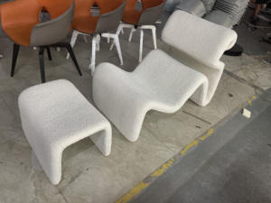 Disen İskandinav modern minimalist yaratıcı kişilik tasarımcı hattı S şekilli koltuk hattı eğlence sandalye recliner - Product Image 6