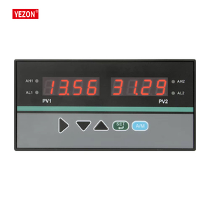 Dos circuitos Digital presión inteligente temperatura distancia peso 2 canales RS485 pantalla controlador instrumento - Product Image 1