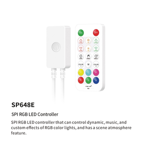 Controlador LED RGB RGBW Alexa Google Home APP BT SPI PWM Dimmer SP643E SP648E RF Control remoto 4pin 5pin LED Strip - Product Image 4