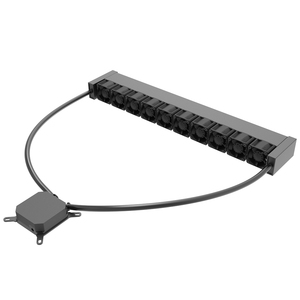 1u Server Cpu Water Cooler <strong>Heatsink</strong> With Temperature Control Fan Pure Copper Base for Desktop Computer Rack Server - Product Image 2