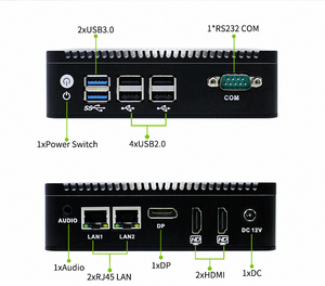 Intel Core i5 1340P 13th Gen Nuc Nano Small Micro PC Mini PC X86 2 Ethernet Lan Win 10 11 Linux Ubuntu DDR5 Mini PC - Product Image 4
