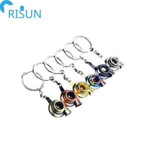 Customized Metal Simulation Car <strong>Turbo</strong> Turbocharger Keychains Keyrings Custom Spinning Turbine <strong>Key</strong> Chain KeyChains Keyring