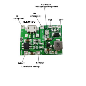 3.7V Out 5V 9V 12V PCBA Controller solare tipo PWM con 6V Max PV gamma di ingresso di tensione 4.5V-8V modulo di ricarica solare Controller - Product Image 6