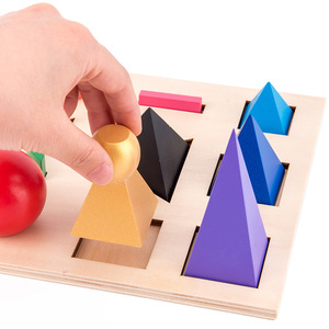 Ustom ontessori 3D eaching IDS ramrammar ymymbols Arly ducducational anguage earning gansing Lock oys For Kids - Product Image 5