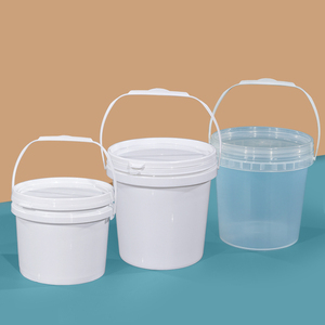 1L <strong>Plastic</strong> Recyclable round <strong>Bucket</strong> Container Drums Pails & Barrels for Packaging Epoxy Resin and Hardener