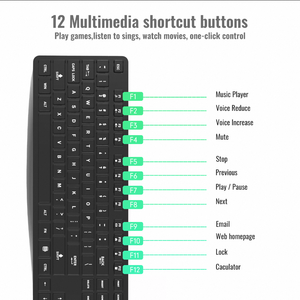 104-Key 2.4G Slim Wireless RGB <strong>Keyboard</strong> and <strong>Mouse</strong> Combo for PC <strong>Computer</strong> Stock Silent <strong>Mouse</strong> and <strong>Keyboard</strong> Set - Product Image 3