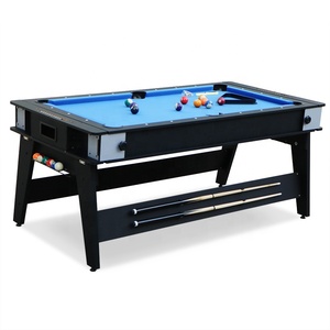4 in 1 <strong>Multi</strong> <strong>Game</strong> Rotating <strong>Functional</strong> Billiard Pool <strong>Table</strong> 7ft <strong>with</strong> air Hockey <strong>Table</strong> Tennis Dining <strong>Table</strong> - Product Image 1