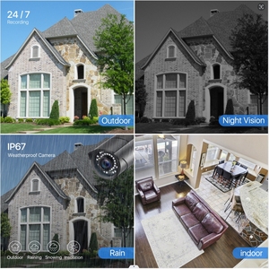 Dvr NVR套件摄像机视频监控摄像机模拟监控系统 - Product Image 5