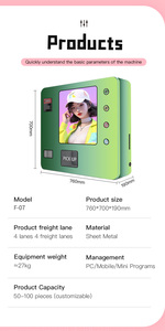 Custom Touch Screen Gift Box Vending Machine Age <strong>Verification</strong> Qr <strong>Code</strong>/Credit Card Tabletop Blind Box Vending Machine - Product Image 4
