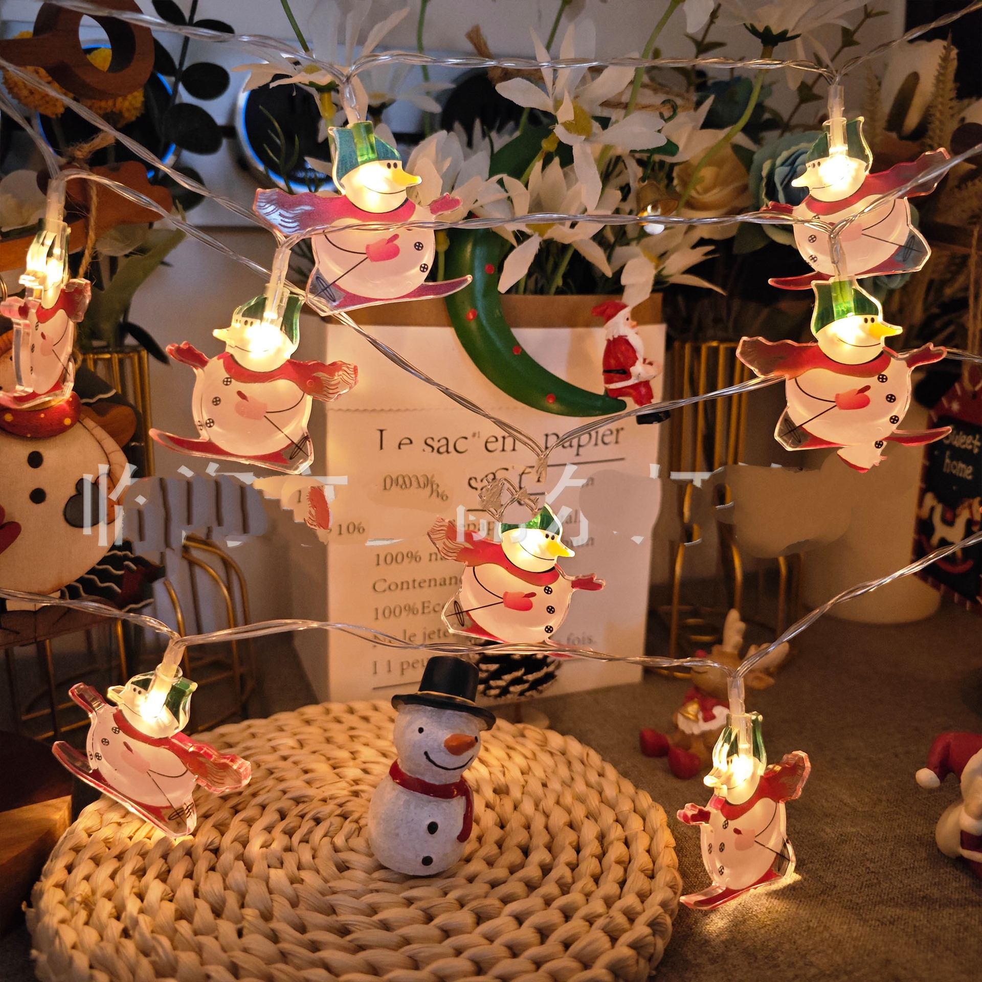 the Santa Claus 2M 10 lights