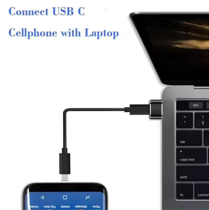 三星华为USB2.0公对C型母转换器连接器适配器快速充电OTG数据C型适配器