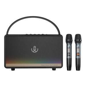 El altavoz de karaoke portátil Xdobo Mirage con función BT se puede conectar a una tarjeta USB TF y tiene puertos de entrada y salida de audio - Product Image 1