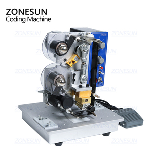 ZONESUN Facile Da usare Semi-Automatico Elettrico di Codifica Data Stampante HP-241B di Colore Macchina da Stampa A Nastro - Product Image 5