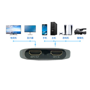 USB3.0 1080 p60 Frame HDTV scheda di acquisizione Video MS2131 compatibile Audio e Audio Mixer con funzione Loop-Out fotocamera 4K - Product Image 3