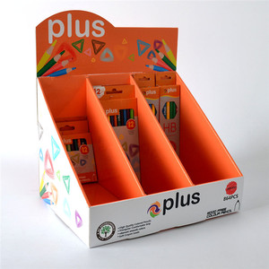 Promotion Pop Shelf Ready Verpackung Falt stapel PDQ Counter Template Papier Pappe Display Box - Product Image 5