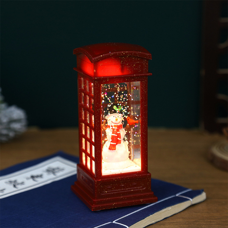 Bonhomme de neige rouge 1