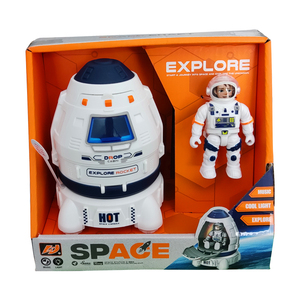 工場教育用プラスチックシミュレーション航空宇宙モデル光音スペースリターンカプセルモデルおもちゃスペースシャトルおもちゃ - Product Image 1