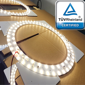 TUV 3年保証AC230V DOB調光可能ダブルビーム90Ra 3000K 180 LED度LEDボードLEDラウンドアルミニウムPCB PCBAモジュール - Product Image 1
