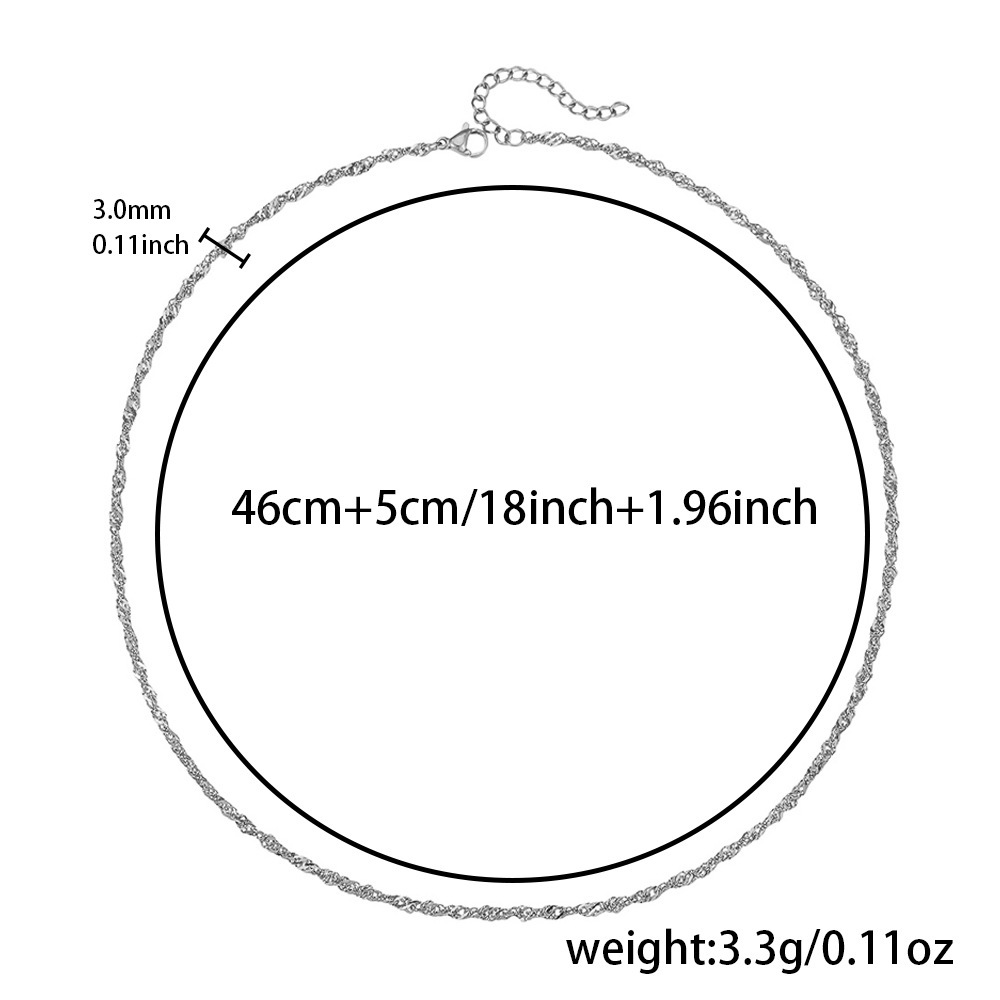 Q0028-2 Collar (Cadena de Onda de Agua de 0.5)