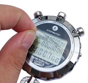 Cronometro digitale in metallo con Timer palmare con memoria di grandi dimensioni - Product Image 3