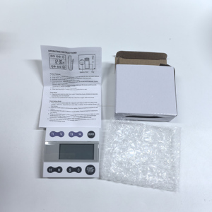 Silber Magnetic Count Down Elektronischer Countdown Digitaler Timer mit Sound clip für Labor 3 Tasten Einfach zu lesen - Product Image 1