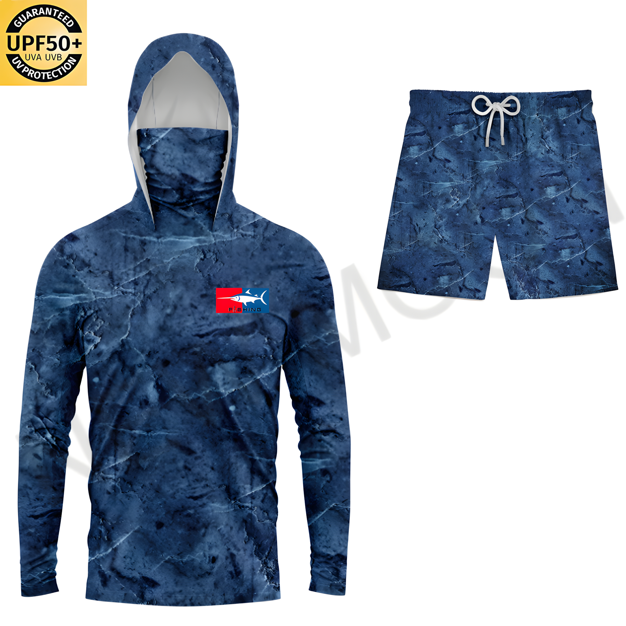 Camouflage blue