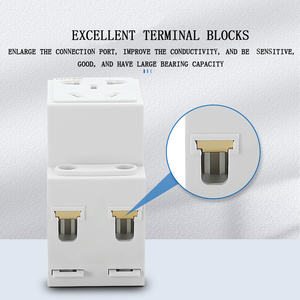 AC30 Multi-function Modular Socket Rail Type Distribution Box <strong>Plug</strong> Five Hole Four Hole Three <strong>Plug</strong> Two <strong>Plug</strong> Power Socket 10A/<strong>16A</strong> - Product Image 2