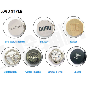 Nuevos botones Logotipo de marca personalizado Botones de color, botón a presión de metal plano para ropa - Product Image 4