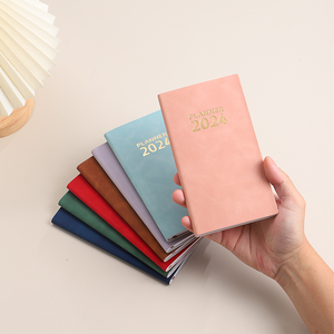 BECOL, nuevo diseño, Bloc de notas impreso personalizado, cubierta de cuero PU, Bloc de notas, Mini planificador de horarios, cuaderno de escritura para regalo de negocios - Product Image 3