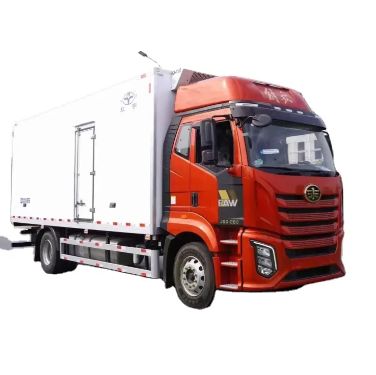 Camion et camion réfrigérés chinois de transport de nourriture de 10 tonnes à vendre à Dubaï