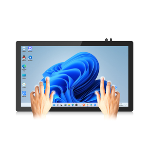 15.6英寸平板电脑10点电容式触摸屏电脑平板电脑一体机2x USB3.0 2 X RS232 2 X局域网WIFI黑色 - Product Image 1
