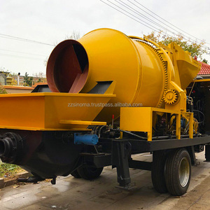 Boşalmış pompa ile kendinden yüklemeli mikser beton mikser ile taşınabilir 30m 3/h 40m 3/h beton pompası - Product Image 5