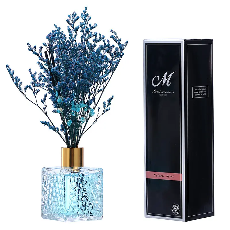 Modernes Home Room Fragrance Kunden spezifisches 80ML Reed Diffusor Set mit Reed Sticks