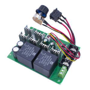 DC10-50V 40a 2000w dc מהירות מנוע בקר מהירות עם מתגים קדימה