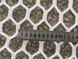 De alta calidad de poliéster Hexagonal red sin nudo Red de carga de protección de redes de seguridad para Anti-caída - Product Image 6