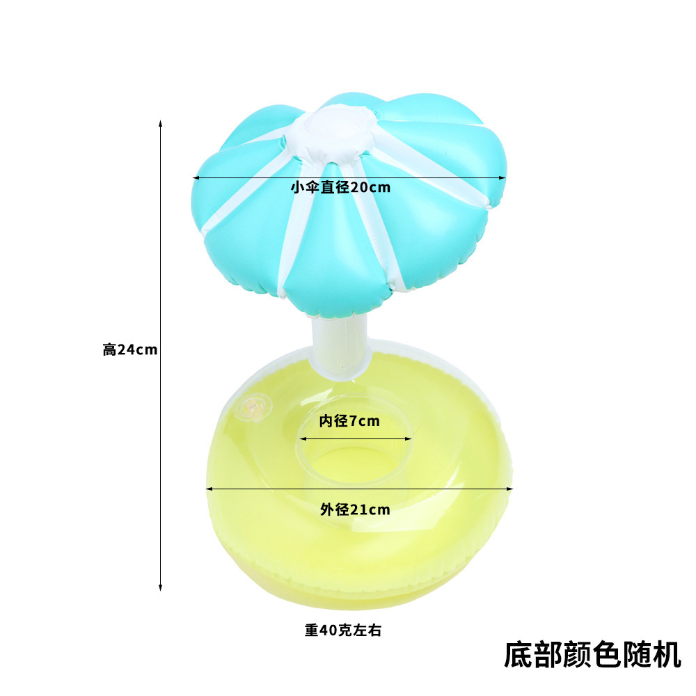 Sous-verre parapluie bleu